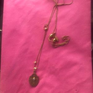 Alex and Ani pull chain crystal dove necklace